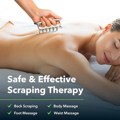 Pzhz Fascia Massage Tool Blaster For Deep Tissue, Muscle Knots,Cellulite, Myofascial Release & More All-In-One Full Body Tension Relief, Back & Neck Massager