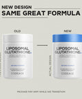 Codeage Liposomal Glutathione Supplement Pure Reduced Setria L-Glutathione Liposomal Delivery Phospholipid Complex Encapsulated Glutathione Powder Pills Vegan Non GMO 60 Capsules