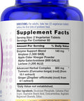 Carlyle Bloat & Gas Support for Men & Women | 120 Tablets | Extra Strength Pills | Supplement with Enzymes Turmeric Ginger & More | Non-GMO & Vegetarian Formula