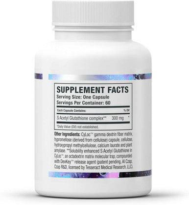 Tesseract Medical Research Safecell Neurological Support Supplement 300Mg 60 Capsules