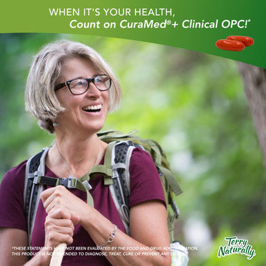 Terry ly CuraMed Plus Clinical OPC - 60 Softgels, Pack of 2 - BCM-95 Curcumin & French Grape Seed VX1 - Supports Brain, Heart, Colon, Breast, Prostate & Liver Health - 60 Total Servings
