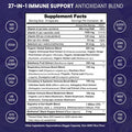 27 In 1 Immune Support Supplement Antioxidant Immune Boosters For Adults 90 Immune Defense Capsules 1000Mg Vitamin C 5000 Iu D3 Elderberry Zinc 1 Billion Cfu Probiotics & More (2 Pack)