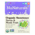 Nunaturals - Stevia and Monk Fruit - 1 Each - 35 Ct