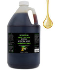 Greenive - Neem Oil - 100% Organically Grown Neem Oil - Cold Pressed Virgin Neem Oil - (128 Ounce (1 Gallon