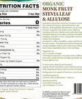 Sweet Formula Zero Calorie Stevia, Monk Fruit and Allulose Sweetener, Organic, Zero Calorie Sugar Substitute, Keto-Friendly, Non-GMO, No Erythritol, Erythritol-Free, Pouch 1.76 lb Pouch