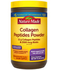 Nature Made Collagen Peptides Powder Type 1 And 3 Joint Support Collagen Powder Unflavored Sugar Free Keto Friendly With Biotin For Hair Skin & Nails Support 11.2 Oz 28 Day Supply