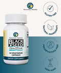 Amazing Herbs Black Seed Fenuzyme Bronc Care - 60 Capsules - Gluten Free -