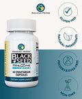Amazing Herbs Black Seed Fenuzume Bronc-Care, Vegetarian Capsules - Gluten-Free, Non-Gmo, Vegan, Enhances Immune Response, Improves Allergic Conditions & General Well-Being - 60 Count
