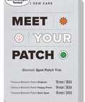 I Dew Care Hydrocolloid Acne Pimple Patch Trio - Meet Your Patch Set + Tweezer - Tweeze The Day | Precision Stainless Steel, Professional Hair Beauty Tool Bundle