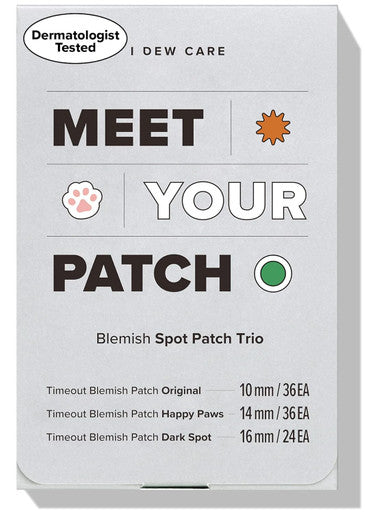 I Dew Care Hydrocolloid Acne Pimple Patch Trio - Meet Your Patch Set + Tweezer - Tweeze The Day | Precision Stainless Steel, Professional Hair Beauty Tool Bundle