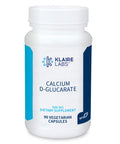 Klaire Labs Calcium D-Glucarate 500mg - Supports Healthy Estrogen Metabolism & Detoxification - Liver & Detox Support Supplement - Gluten-, Yeast- & Hypoallergenic (90 Capsules)