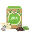 [Nokchawon] Korean Mulberry Leaf Tea Bags, Caffeine Free Herbal Infusion, Mild Green Taste for Daily Wellness & Carb Control Diet, 40 Count