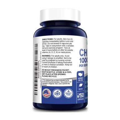 NusaPure Chitosan 1000mg 150caps (Non-GMO & )