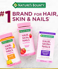 Nature's Bounty Optimal Solutions Hair Skin & Nails Formula With 3 000 Mcg Biotin 60 Coated Caplets