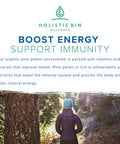 Organic Pine Pollen Powder by Holistic Bin | Pharmaceutical Grade, Wild Harvested, Golden Pine Pollen | Non GMO, No Additives | Pure Pollen Supplement Made from The Ghost Pine Tree, 20 g