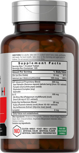 HorbAach - Dht Advanced Hair Formula 120 Tablets Non-Gmo And Gluten Hair Formula Blend With Saw Palmetto, Kudzu, And Fo-Ti