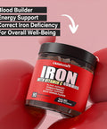 Sugar Iron Gummies For Women Men & Kids-Iron Supplement 20Mg With Vitamin C For Iron Deficiency, No Rust Taste, Gentle Iron For Stomach, Mixed Berries Flavor, 90 Vegan Gummies.