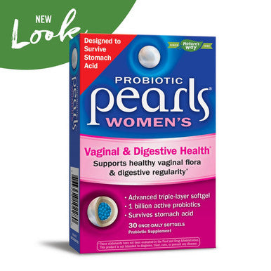 Nature's Way Probiotic Pearls Women's, 1 Billion Live Cultures, Supports Women's Health, Survives Stomach Acid, 30 Softgels
