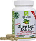 Island Nutrition , Olive Leaf Extract Capsules 25% Oleuropein (40% Total Polyphenols), Plus 20% Hydroxytyrosol Complex 100% Grown & Extracted In Spain (90 Caps), Real European Olive Leaf Extract