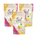 SOL SIMPLE Organic Dried Mango | 6oz Snack Pack (2 Bags Total) | One Ingredient | Vegan | Non-GMO | No Added Sugar | Fair Trade | Dried Fruit | Mango