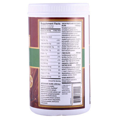 Barlean's Chocolate Silk Greens Powder 9.52 Oz
