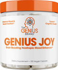 Genius Joy Nootropic Supplement w/Same Panax Ginseng LTheanine 100 Veggie Pills