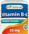 Best Naturals Vitamin B-6 25 Mg Tablets 250 Count