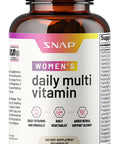 Womens Multivitamins Daily Vitamins Minerals for Women Vitamin D B12 Zinc Herbs Vitamin C for Energy Immune Support Multivitamin for Women by Snap Supplements 60 Capsules
