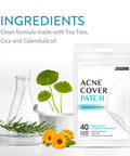Avarelle Pimple Patches Hydrocolloid Acne Patches, Acne Spot Treatment for Blemishes and Zit with Tea Tree Oil, Calendula Oil and Cica Oil for Face, Vegan, Cruelty Free (40CT Original + Essential)