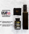 Black Seed Oil Capsules 100% Cold Pressed - Immune Support, Detox Aid, Inflammation Relief, Skin, Hair & Joint Health - Organic Black Cumin Seed, High Potency Nigella Sativa (90 Softgel Capsules)