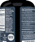 NeoCell Marine Collagen for Radiant and Youthful Skin*, Collagen Types 1 & 3, with Hyaluronic Acid, Paleo Friendly, Gluten-Free, 120 Capsules