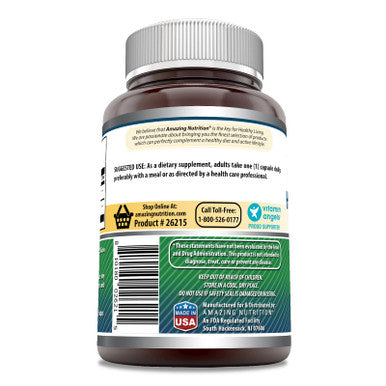 Amazing Formulas Hyaluronic Acid & Msm 500Mg 120 Capsules Supplement | Non-Gmo | Gluten Free | Made In Usa