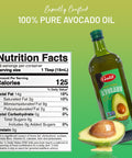 Galil 100% Pure Avocado Oil - High Smoke Point 500Ã‚Â°F Non-GMO, Vegan, Halal Certified - Perfect for Cooking, Baking, SautÃƒÂ©ing, Dressings & Marinades, Rich in Healthy Fats - 1 Liter Glass Bottle