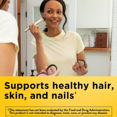Nature Made Biotin 3000 Mcg Dietary Supplement For Healthy Hair Skin & Nail Support 90 Gummies 45 Day Supply