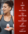 Century Systems The Cleaner Detox, Powerful 7-Day Complete Internal Cleansing Formula For Women, Support Digestive Health, 52 Vegetarian Capsules