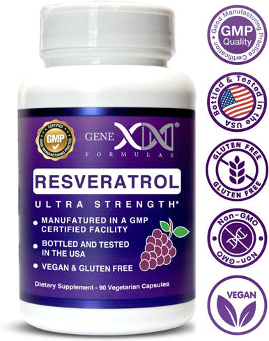 Genex Formulas 1500Mg Resveratrol With Bioperine For Absorption (3 Pack) Organic Trans-Resveratrol Capsules From Japanese Knotweed, Antioxidant Supplement For Healthy Aging