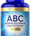 Carlyle Senior Multivitamin For Over 60 | 100 Caplets | With Lutein & Lycopene | Abc Advanced Supplement For Men And Women | Non