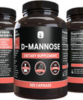 PURE ORIGINAL INGREDIENTS D-Mannose (365 Capsules) No Magnesium Or Rice Fillers, Always Pure, Lab Verified