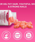 Marine Collagen Gummies- Multi-Benefit Blend Of Vitamin Collagen Gummies For Healthy Skin Support With Vitamin C, Zinc, And Biotin, Hydrolyzed Collagen.(2 Pack)