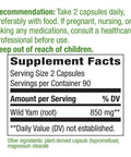 Nature'S Way Premium Herbal Wild Yam Root 850 Mg Per Serving 180 Vcap