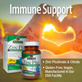 Nature'S Answer Zinc Plus + Zinc Vitamins for Adults - 25mg of Immune Support with B6 60 Veg Capsules - Vegan Gluten Cruelty Zinc Piclonate | Immune Support