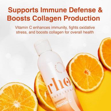 Liposomal Vitamin C Ultra High Absorption Liquid Vitamin C Supplement - Supports Immune System, Collagen Production, And Overall Health For Men And Women