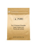 PURE ORIGINAL INGREDIENTS Fo-Ti Extract Powder (4 Oz) Chinise Climbing Eco-Friendly Packaging, Natural & Fine Ground