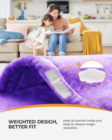Heating Pad For Back Pain Relief, Coococo Electric Heated Neck & Shoulder Wrap, Cute Heat Pad With 6 Heat Levels, Valentines Day Gifts For Grandma Women Mom Wife Girlfriend, Fsa Hsa Eligible, Purple