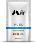 Momentous Fuel Intra-Workout Carbs & Electrolyte Drink Mix - Hydration Powder For Sustained Energy During Workouts - Nsf Certified, Gmo-Free, Gluten - 12 Single Serving Packets, Strawberry Lime