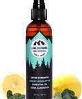 Natural Shoe Deodorizer Spray, Foot Odor Eliminator and Air Freshener - Organic Lemongrass, Mint, Tea Tree Essential Oils