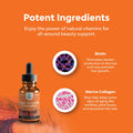Natures Craft Collagen Biotin Drops for Hair Growth - Liquid Collagen for Women and Men with Biotin - High Bioavailability Liquid Biotin for Hair Growth with Marine Collagen for Fast Thick Hair Regrowth