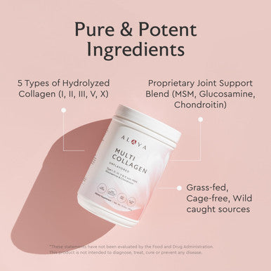 Alaya Naturals Multi Collagen Powder 40 Servings