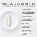 Pure Therapro Rx Bio Boron, 5Mg/Capsule, 180 Capsules, Bororganic Glycine Boron Supplements For Men & Women, Vegan Mineral Supplements For Bones, Cardiovascular Function & Immunity Support