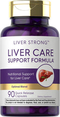 Carlyle Liver Support Supplement | 90 Capsules | with Milk Thistle Dandelion Root & Artichoke Leaf Extract | Optimal Blend | Non-GMO & Gluten